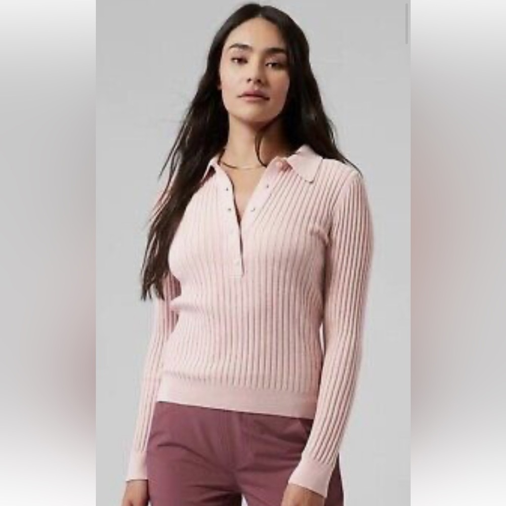 Athleta Sweet Bay Henley Sweater